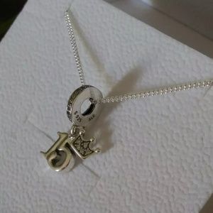 Authentic Pandora sterling silver necklace